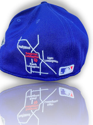 Los Angeles Dodgers Royal Blue Grey Bottom City Transit 59Fifty Fitted