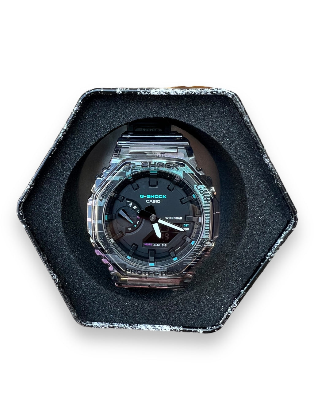 G-Shock GA2100NN-1A Analog & Digital Translucent Purple Watch