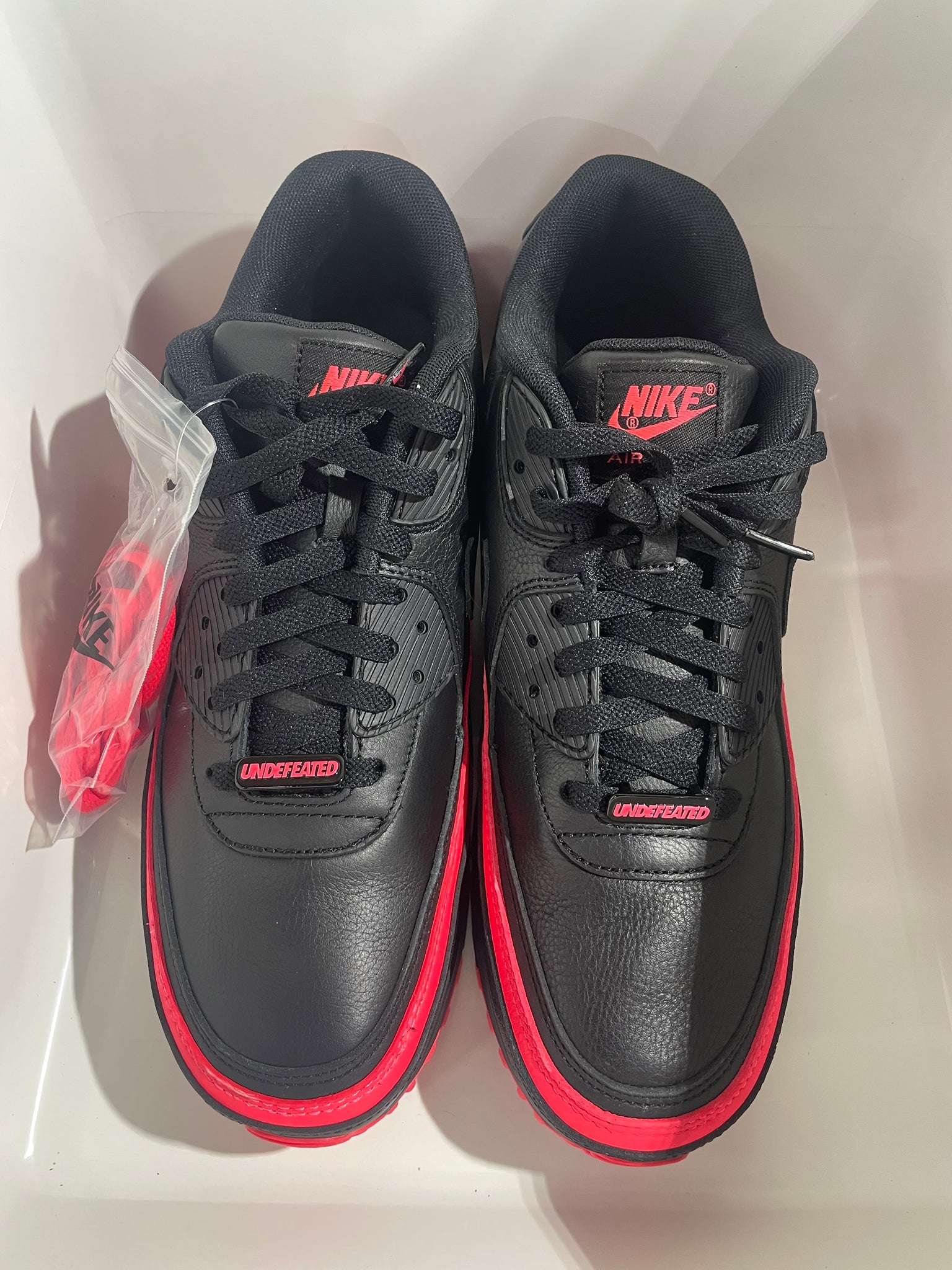 Nike Air Max x Undefeated 90 (Black Solar Red)