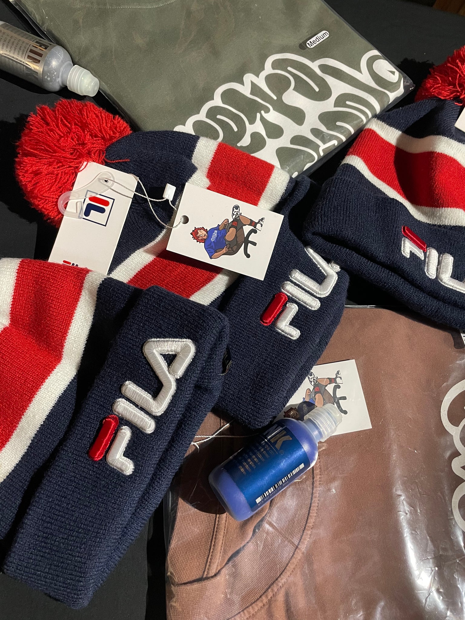 FILA Pom Beanie Multi- Colored