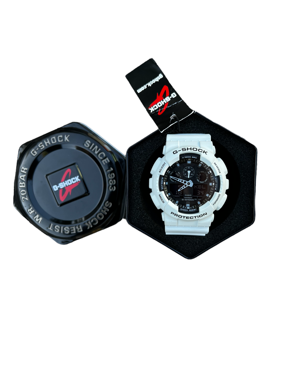 Casio G- Shock GA100L-7A Military Layered White Watch