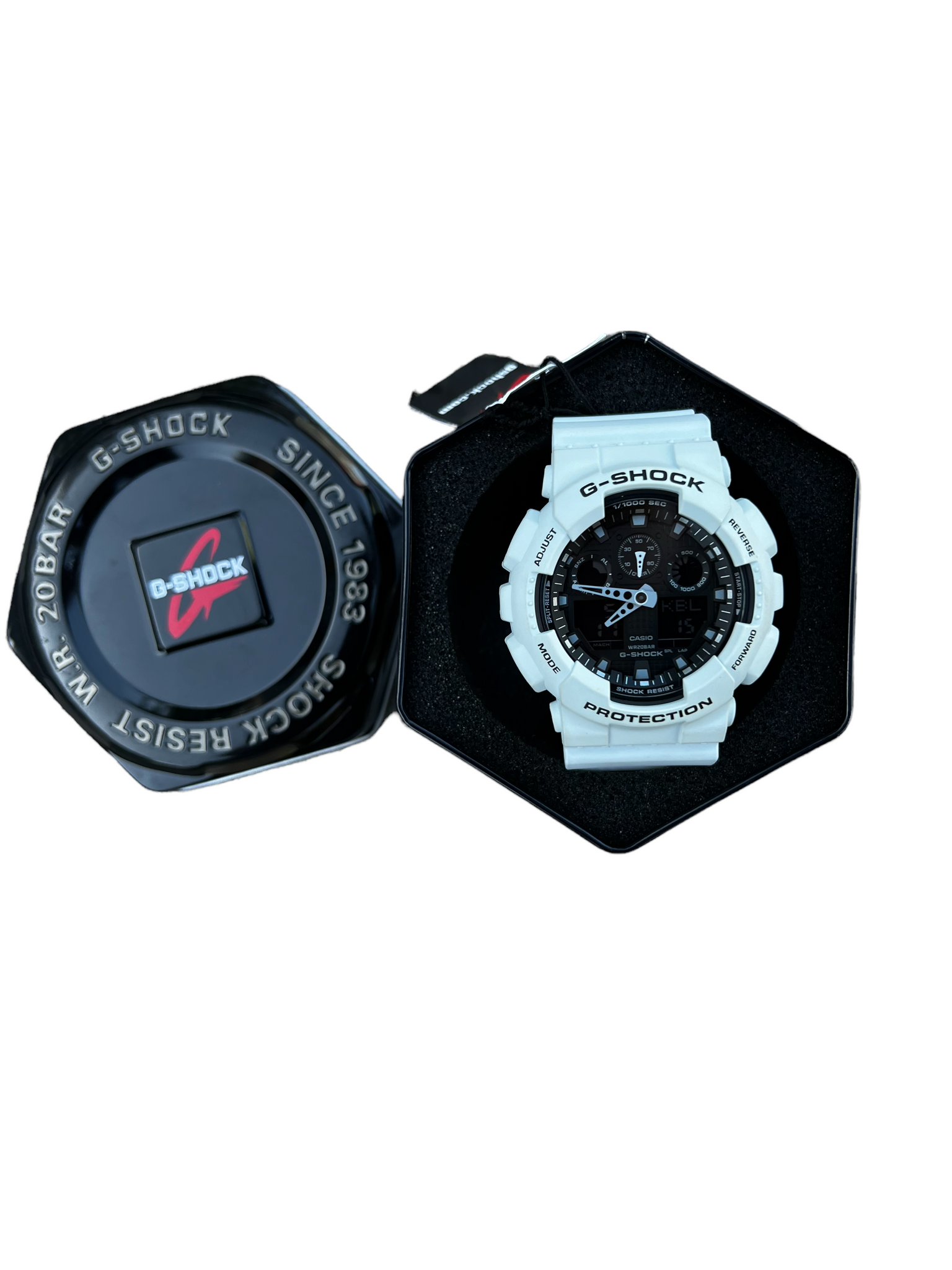 Casio G- Shock GA100L-7A Military Layered White Watch