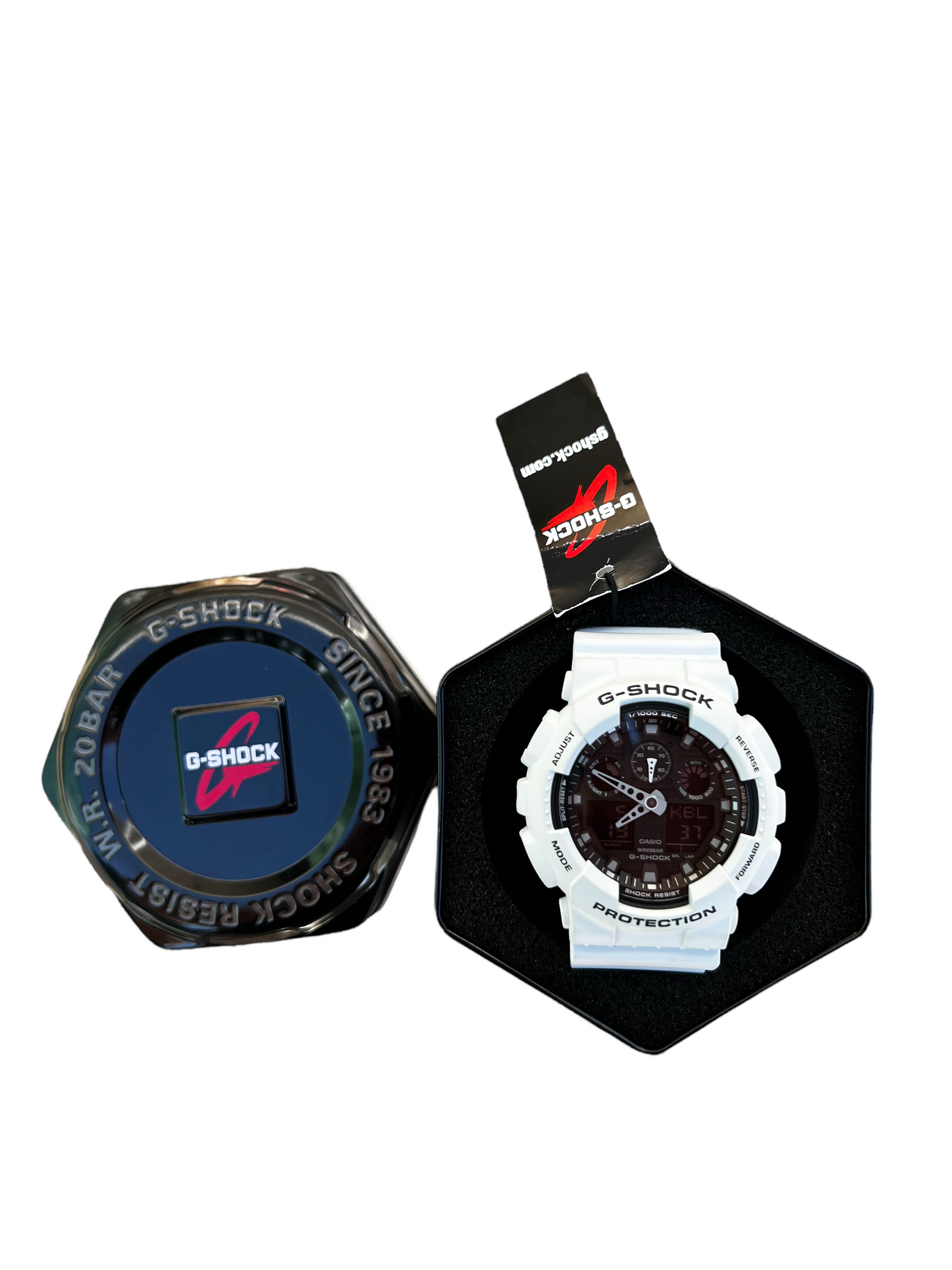 Casio G- Shock GA100L-7A Military Layered White Watch