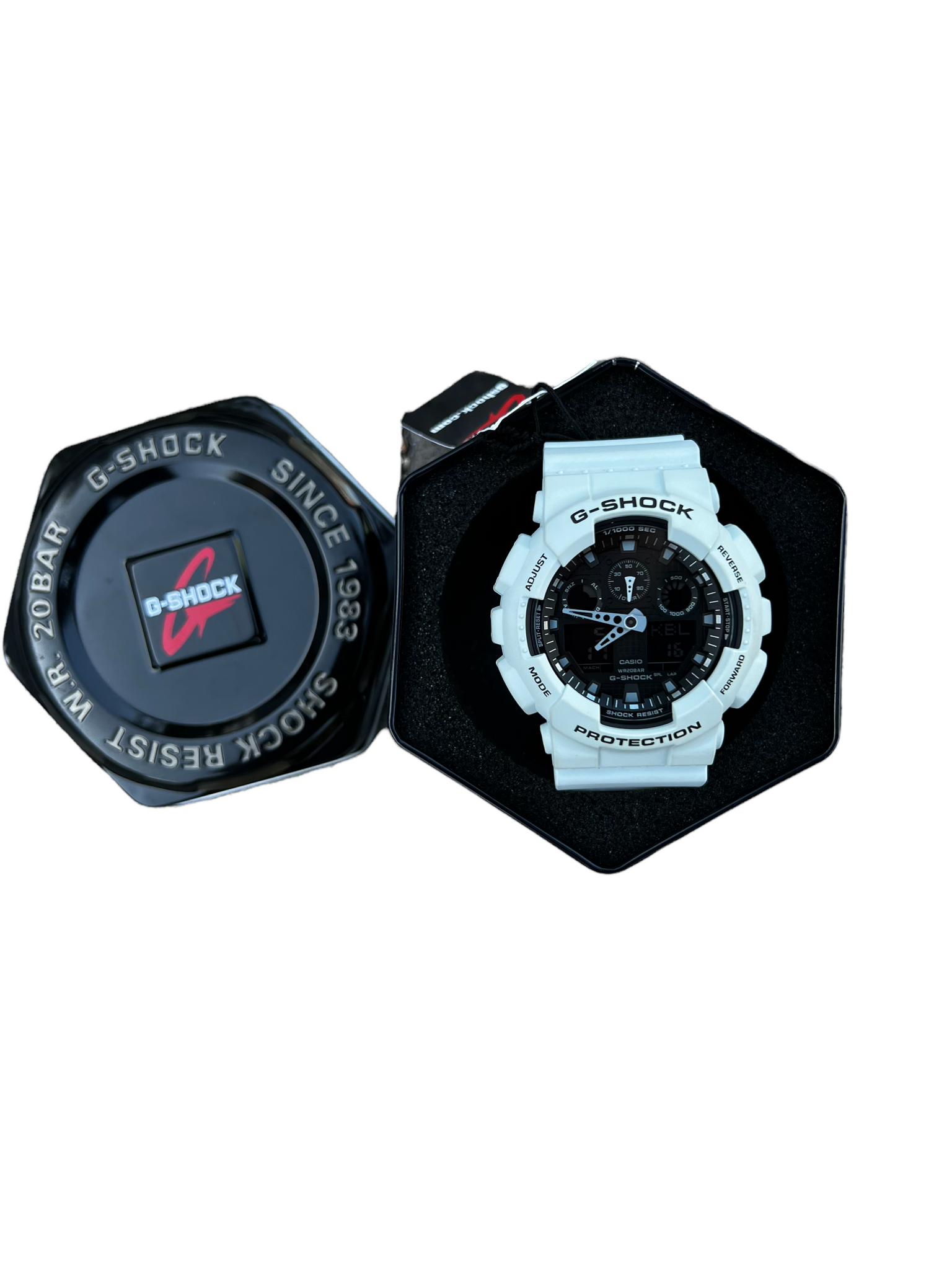 Casio G- Shock GA100L-7A Military Layered White Watch