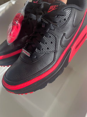 Nike Air Max x Undefeated 90 (Black Solar Red)