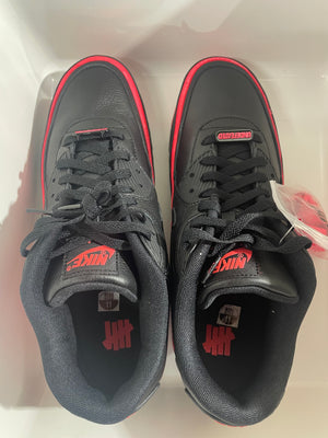 Nike Air Max x Undefeated 90 (Black Solar Red)